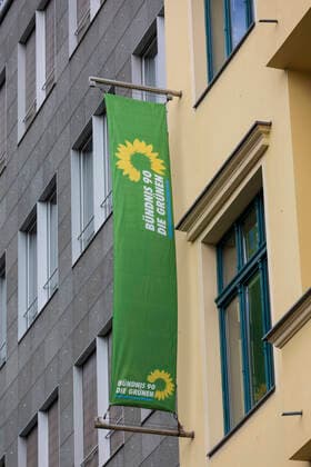Bündnis 90 Die Grünen Bundesgeschäftsstelle am Platz vor dem neuen Tor 1 in Berlin