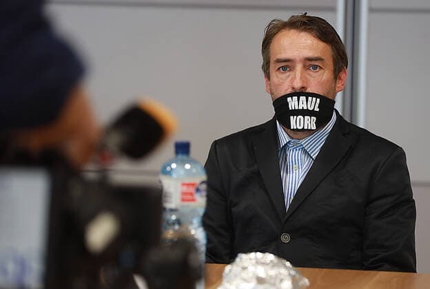18.08.2020 Amtsgericht Halle Prozess wegen Verleumdung und Beleidigung gegen Sven Liebich Liebig ( im Foto ) *** 18 08 2020 Halle District Court Trial for libel and insult against Sven Liebich Liebig in photo