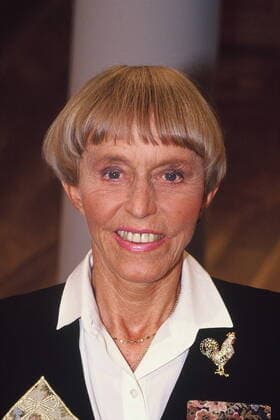 Unternehmerin Beate Uhse , aufgenommen am 15.06.1990 *** Entrepreneur Beate Uhse , admitted on 15 06 1990