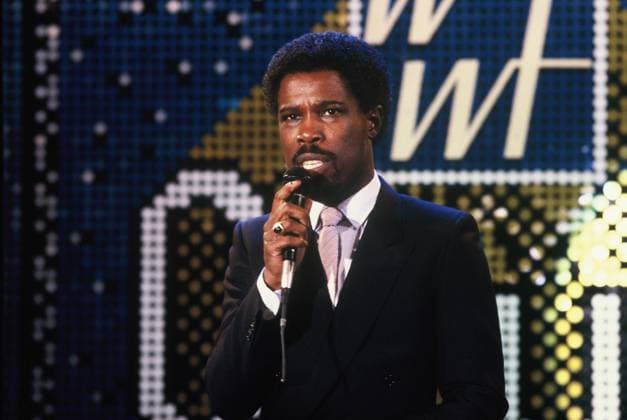 Der Sänger Billy Ocean bei einem Auftritt 1984