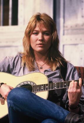 Sängerin Juliane Werding bei einem Auftritt 1984 *** Singer Juliane Werding at a performance in 1984