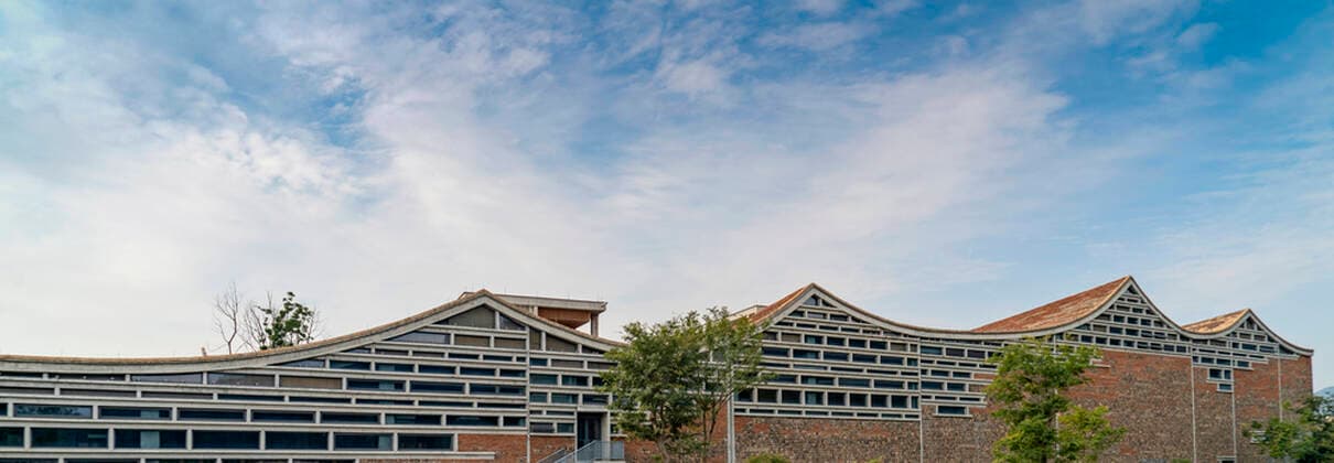 Architektur von Wang Shu Facade of Fuchun Shan Pavilion  651743677866180608