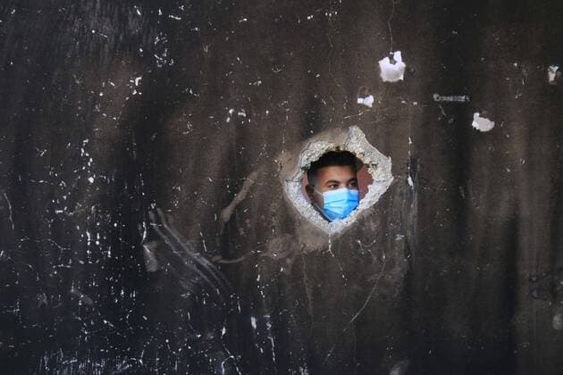 Bilder des Jahres 2020, News 09 September News Themen der Woche KW36 News Bilder des Tages September 2, 2020, Nuseirat Camp, The Gaza Strip, Palestine: Hazen family house at Nuseirat camp in central of the Gaza strip, three children form Hazen family were killed in a fire caused by a candle yesterday. Nuseirat Camp Palestine - ZUMAq100 20200902_zaa_q100_007 Copyright: xMahmoudxKhattabx
