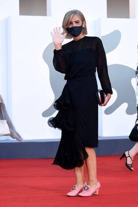 77th Venice Film Festival 2020, film Lacci Red Carpet And Opening Ceremony Red Carpet Arrivals Pictured: Francesca Comencini  Copyright: xAlbertoxTerenghi Venice2020x xIPx xVenezia2020x