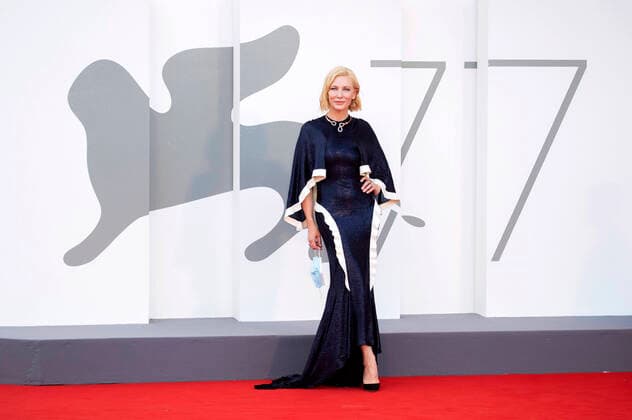 Cate Blanchett bei der Festivaleröffnung mit der Premiere des Kinofilms Lacci auf der Biennale di Venezia 2020 77. Internationale Filmfestspiele von Venedig im Palazzo del Cinema. Venedig, 02.09.2020