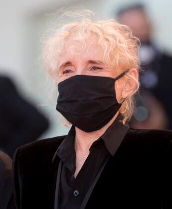 September 2, 2020, Venice, California, Italy: Claire Denis attends the opening night premiere of Lacci at the 77th Venice Film Festival at Palazzo del Cinema on the Lido in Venice, Italy, on 02 September 2020. Photo: Venice Italy - ZUMAmm4_ 20200902_zaf_mm4_023 Copyright: xAlecxMichaelx