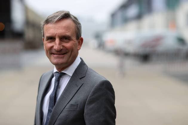 04.09.2020. Düsseldorf. Thomas Geisel (SPD), Oberbürgermeister der Landeshauptstadt kandidiert erneut am 13.09.2020 für sein Amt Düsseldorf Messe Nordrhein-Westfalen Deutschland *** 04 09 2020 Düsseldorf Thomas Geisel SPD , Lord Mayor of the state capital, runs again on 13 09 2020 for his office Düsseldorf Messe Nordrhein Westfalen Germany