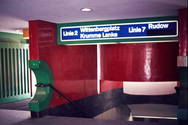 Berlin GER, Berlin, ca. 19710129, Fehrberlinstrasse U Bahn, Fehrberlinner Platz, Eröffnung, Station der Linien U3 und U7