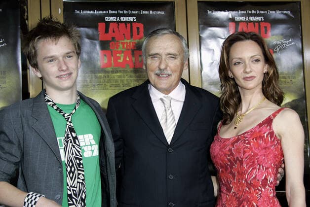 Henry Hopper, Dennis Hopper & Victoria Actor, Son & Wife Land Of The Dead, Los Angeles Premiere National Theatre, Westwood, Los Angeles, Usa 20 June 2005 Am 20.06.2005 Bei Der Ankunft Zur Premiere Von Land Of The Dead, National Theatre Westwood, Los Angeles Arriving For Land Of The Dead Premiere In L.A.  Copyright: MaryxEvansxAllstarxGrahamxWhitbyxBoot 12985777