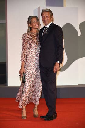 77th Venice Film Festival 2020, Red carpet Kineo Award. Pictured: Hanne Jacobsen, Mads Mikkelsen  Copyright: xAlbertoxTerenghi Venice2020x xIPx xVenezia2020x