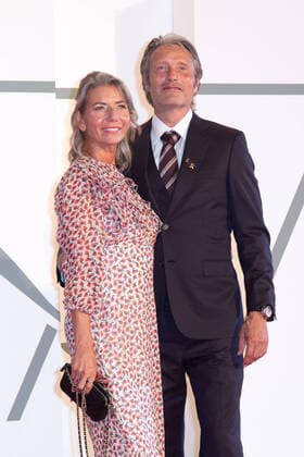 September 6, 2020, Venice, Italy: Hanne Jacobsen and Mads Mikkelsen, Premio Kineo, 77th Venice Film Festival in Venice, Italy on September 05, 2020. Ron Crusow imageSPACE Venice Italy - ZUMAs181 20200906_zea_s181_008 Copyright: xImagespacex