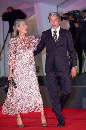 September 5, 2020, Venice, Italy: Hanne Jacobsen and Mads Mikkelsen, Premio Kineo, 77th Venice Film Festival in Venice, Italy on September 05, 2020. Ron Crusow imageSPACE Venice Italy - ZUMAs181 20200905_zea_s181_077 Copyright: xImagespacex