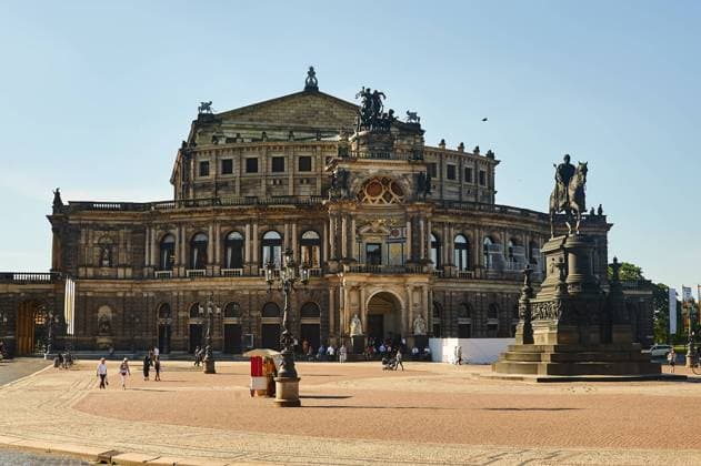Dresden, Germany - June 2, 2019: Opera Dresden Copyright: xVitaliixVitleox