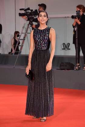 77th Venice Film Festival 2020, Red Carpet. Filming Italy Award. Pictured Rocio Munoz Morales  Copyright: xSimonexComix xIPAx xVeneziax2020x