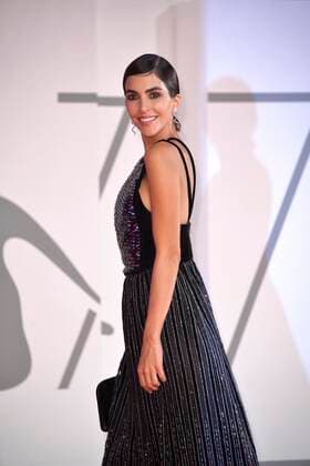 77th Venice Film Festival 2020, Red Carpet. Filming Italy Award. Pictured Rocio Munoz Morales  Copyright: xSimonexComix xIPAx xVeneziax2020x