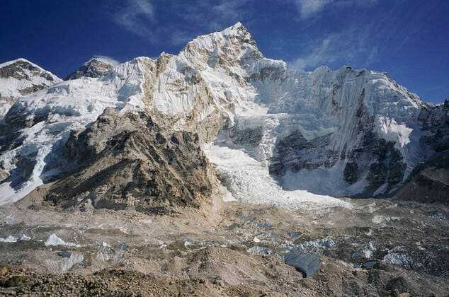 Mount Everest and Mount Nupse Khumbu Himalaya Nepal Namche, Eastern Development Region, Nepal CR_LKPG200905H-494162-01