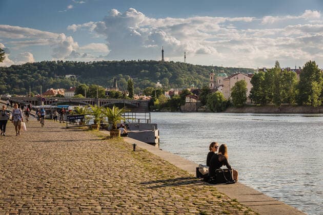 Scenery of the Vltava River, Prague  740883001085132828