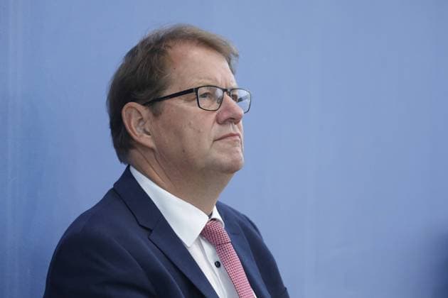 Gero Storjohann, Obmann (CDU CSU-Fraktion), Deutschland, Berlin, Bundespressekonferenz, Thema: Jahresbericht 2019 des Petitionsausschusses. *** Gero Storjohann, Chairman of the CDU CSU parliamentary group, Germany, Berlin, Federal Press Conference, Annual Report 2019 of the Petitions Committee