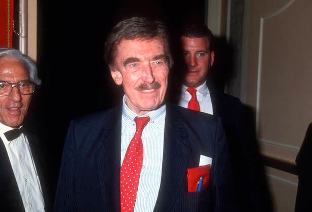 June 25, 1999, New York, New York, U.S. - FREDERICK CHRIST FRED TRUMP (October 11, 1905 - June 25, 1999) was an American real estate developer. By the time of his death, Trump had amassed a $400 million estate, left largely to his children, contributing a significant amount to Donald Trump s fortune. Trump suffered from Alzheimer s disease for six years before his death from pneumonia in June 1999. PICTURED: Exact date unknown - 1991 - Atlanta City, New Jersey, U.S. The Donald s dad, wealthy New York City real-estate developer FRED TRUMP during a Father s Day outing with his son. Atlanta City U.S. - ZUMAm30_ 19910810_mck_m30_140 Copyright: xScottxMcxKiernanx
