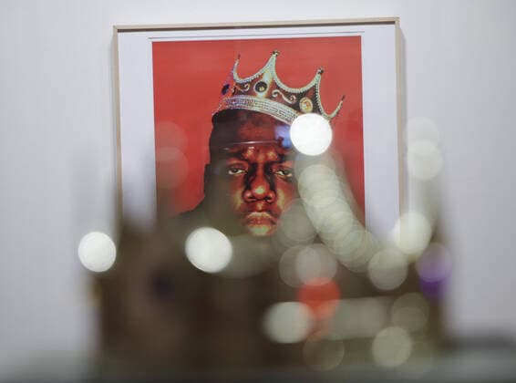 The crown worn by The Notorious B.I.G. Biggie Smalls when photographed as the King of New York, 1997 is on display for an upcoming auction celebrating the history and cultural impact of Hip Hop at Sotheby s on Thursday, September 10, 2020 in New York City. The auction will take place on September 15 and is the first-ever dedicated Hip Hop auction to be presented at a major international auction house.  NYP20200910129 JOHNxANGELILLO
