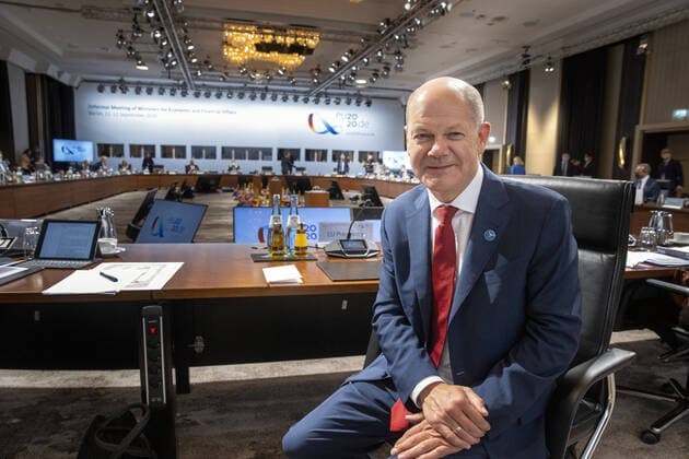 Bilder des Jahres 2020, News 09 September News Themen der Woche KW37 News Bilder des Tages Auftakt Sitzung ECOFIN Rat in Berlin mit Bundesfinanzminister Olaf Scholz Berlin Deutschland *** Kick-off ECOFIN Council meeting in Berlin with Federal Finance Minister Olaf Scholz Berlin Germany Copyright: xThomasxKoehler photothek.dex