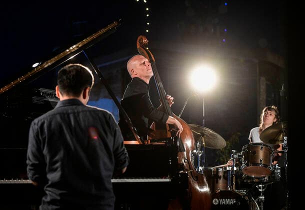 Israeli jazz bassist Avishai Cohen performs during the opening of 24th Strings of Autumn music festival in Prague, Czech Republic, September 11, 2020. (CTKxPhoto RomanxVondrous) CTKPhotoP202009111092601 vnd 4