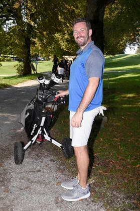 Jan Hartmann beim 26. Eagles-Tabaluga Golf Cup 2020 im Golf-Club Tutzing. Tutzing, 12.09.2020