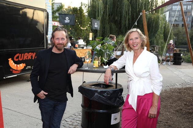 Fabian Busch und Petra Zieser bei der Verleihung der First Steps Awards am 14.09.2020 in Berlin First Steps Awards 2020 in Berlin