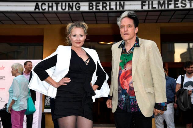 Monika Anna Wojtyllo und Bela B Felsenheimer bei der Eröffnung vom Achtung Berlin - New Berlin Film Award Filmfestival 2020 mit dem Kinofilm Leif in Concert - Vol. 2 im Kino Babylon. Berlin, 16.09.2020