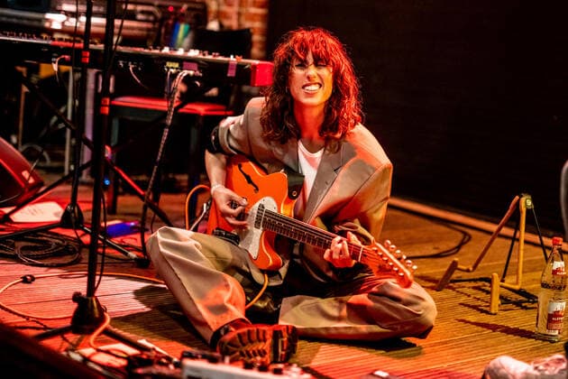 Hamburg, 16. September 2020 - Drew Sycamore bei einem Konzert vor dem Hamburger Knust im Rahmen des Reeperbahn Festivals 2020