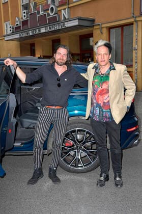 Christian Klandt und Bela B Felsenheimer bei der Eröffnung vom Achtung Berlin - New Berlin Film Award Filmfestival 2020 mit dem Kinofilm Leif in Concert - Vol. 2 im Kino Babylon. Berlin, 16.09.2020