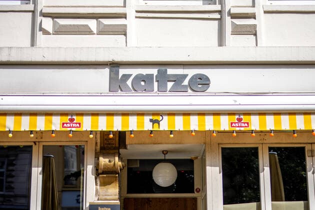 Hamburg, 17. September 2020 - Bar ?Katze ? im Hamburger Schanzenviertel