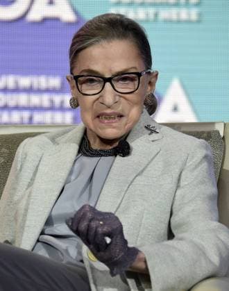 IMAGO ICONS: Ruth Bader Ginsburg Berühmte Feministinnen, Ruth Bader Ginsburg November 14, 2016 - Washington, District of Columbia, U.S. - Associate Justice of the United States Supreme Court RUTH BADER GINSBURG appears at the General Assembly of the Jewish Federations of North America on Monday, at the Washington Hilton in Washington, D.C. In a wide-ranging interview with super lawyer Kenneth Feinberg, Justice Ginsburg remarked that the last week s election means that Donald J. Trump will fill the nine-month-old Supreme Court vacancy. She also touched upon the origin of her famous nickname, saying, the Notorious RBG was inspired by the Notorious B.I.G. ... we re both born and bred in Brooklyn. Washington U.S. - ZUMAs152 20161114_zaa_s152_005 Copyright: xRonxSachsx