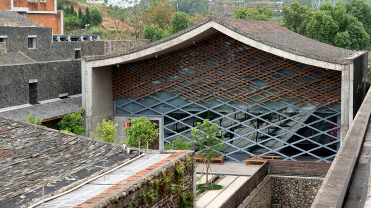 Architektur von Wang Shu Ten miles red makeup cultural park  773682163085344823