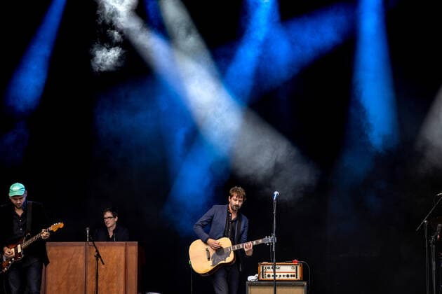 Hamburg, 19. September 2020 - Niels Frevert bei einem Konzert auf der Festival Village Stage im Rahmen des Reeperbahn Festivals 2020