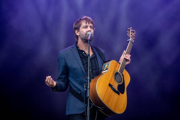 Hamburg, 19. September 2020 - Niels Frevert bei einem Konzert auf der Festival Village Stage im Rahmen des Reeperbahn Festivals 2020