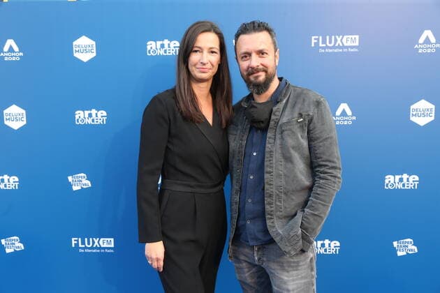 Hamburg Pinar Atalay mit Ehemann Reha Omayer bei der Verleihung des Anchor Award 2020 im St. Pauli Theater Hamburg Reeperbahn Festival International Music Award 19.9.2020
