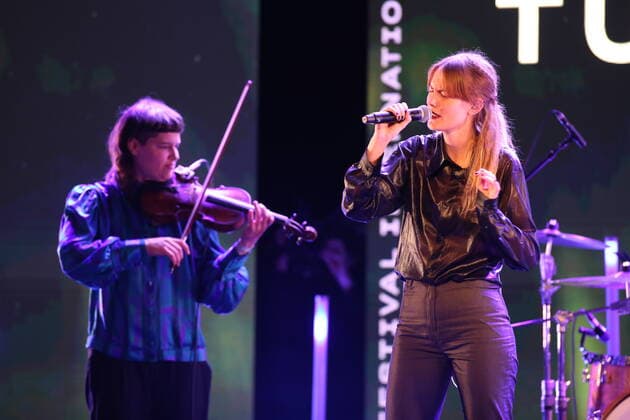 Hamburg Tuvaband aus Norwegen bei der Verleihung des Anchor Award 2020 im St. Pauli Theater Hamburg Reeperbahn Festival International Music Award 19.9.2020