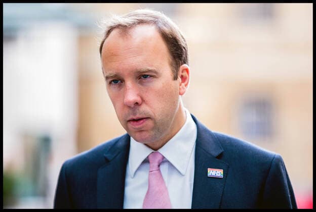 . 20 09 2020. London, United Kingdom. Guests Attend Andrew Marr Show. Matt Hancock - Secretary of State for Health and Social Care attends the Andrew Marr Show at BBC Broadcasting House.  xMartynxWheatleyx xi-Imagesx IIM-21628-0020