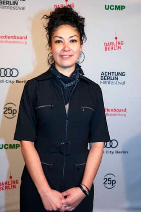 Süheyla Schwenk bei der Ankunft zur Preisverleihung vom Achtung Berlin - New Berlin Film Award Filmfestival 2020 im Kino Babylon, Berlin, 20.09.2020