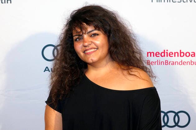 Sara Fazilat bei der Ankunft zur Preisverleihung vom Achtung Berlin - New Berlin Film Award Filmfestival 2020 im Kino Babylon, Berlin, 20.09.2020