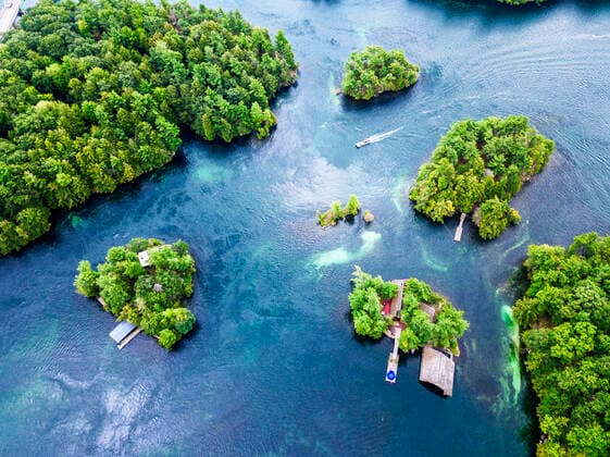 Aerial photography of Thousand Island Lake, Ontario, Canada  792248293094850729