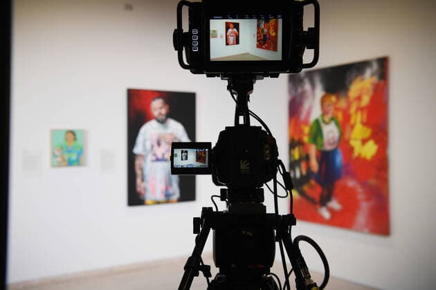 ARCHIBALD PRIZE WINNER 2020, The announcement of the Archibald Prize was held virtually from the Art Gallery of NSW Sydney, Friday, September 25, 2020. Indigenous Artist Vincent Namatjira won the Archibald Prize with his work Stand Strong for Who You Are. ( NO ARCHIVING, EDITORIAL USE ONLY, NO USE IN BOOKS WITHOUT CONSENT SYDNEY NSW AUSTRALIA  Copyright: xx 20200925001492741017