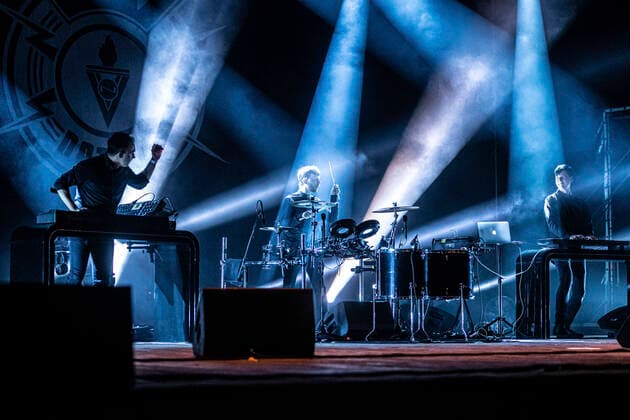 VNV Nation live beim Open Air 2020 in der Freilichtbühne Junge Garde. Dresden, 24.09.2020