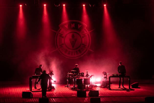 VNV Nation live beim Open Air 2020 in der Freilichtbühne Junge Garde. Dresden, 24.09.2020