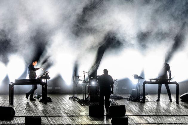 VNV Nation live beim Open Air 2020 in der Freilichtbühne Junge Garde. Dresden, 24.09.2020