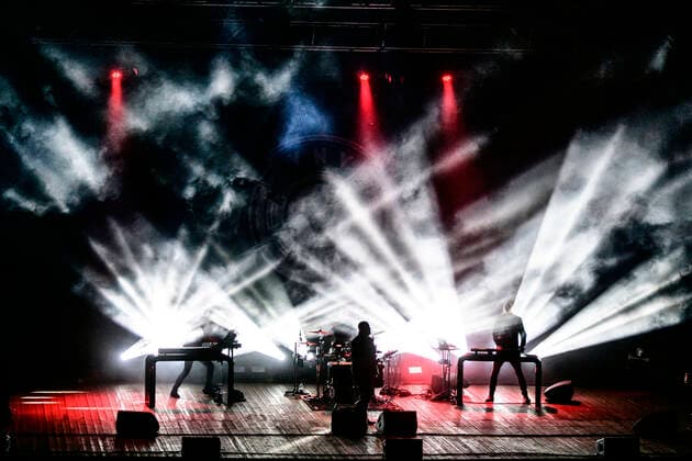 VNV Nation live beim Open Air 2020 in der Freilichtbühne Junge Garde. Dresden, 24.09.2020