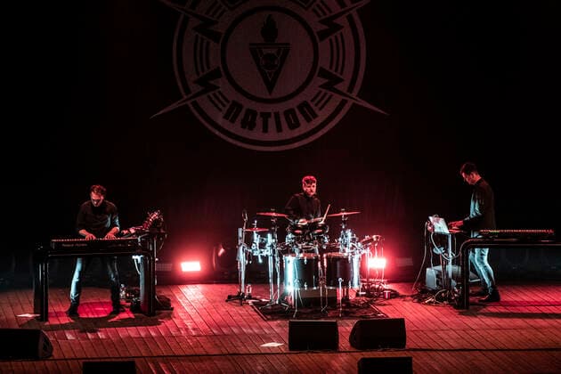 VNV Nation live beim Open Air 2020 in der Freilichtbühne Junge Garde. Dresden, 24.09.2020