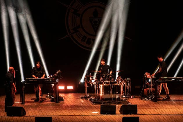 VNV Nation live beim Open Air 2020 in der Freilichtbühne Junge Garde. Dresden, 24.09.2020