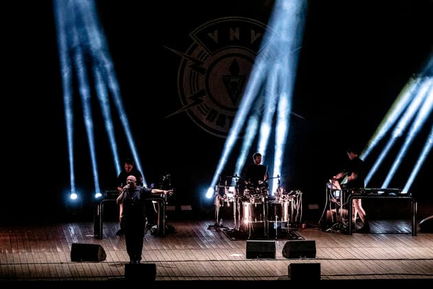 VNV Nation live beim Open Air 2020 in der Freilichtbühne Junge Garde. Dresden, 24.09.2020